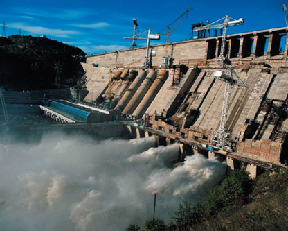 Плотина Бурейской ГЭС