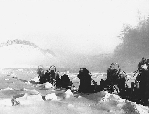 Зимняя дорога (зимник) к Усть-Илимской ГЭС (1963 г.)