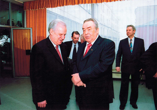 Н.И. Рыжков и А.Н. Семенов. 33 года спустя после встречи в Братске