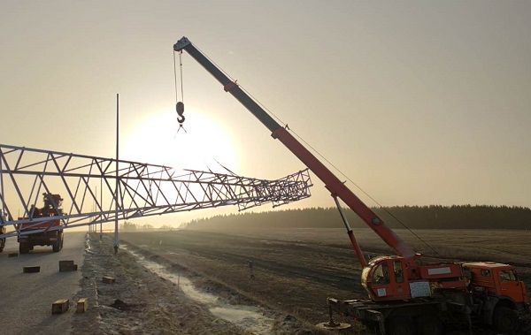 Стартовал новый этап переустройства ЛЭП в рамках строительства Волжского моста
