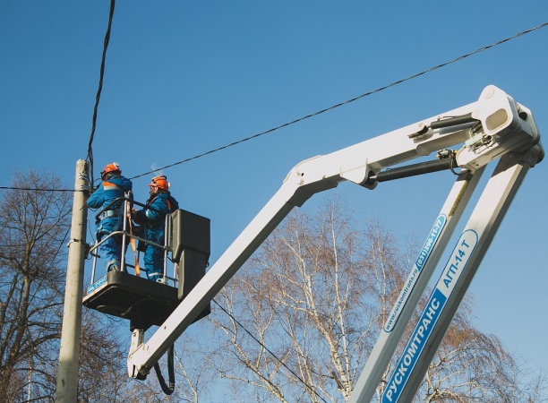 «Мособлэнерго» за 1 квартал отремонтировало 38,4 км воздушных и кабельных линий электропередачи В Подмосковье