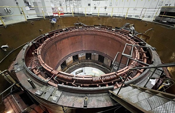 На Колымской ГЭС ведется капитальный ремонт гидроагрегата №5
