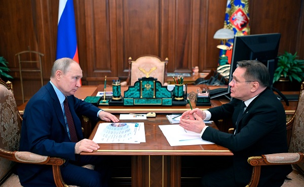 Глава «Росатома» доложил Владимиру Путину об итогах деятельности госкорпорации