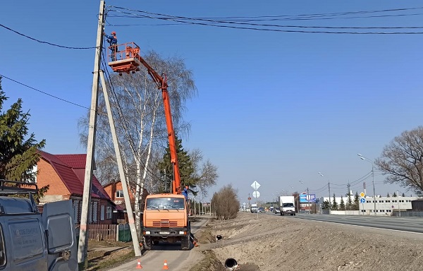 «Мособлэнерго» ремонтирует ЛЭП в Наро-Фоминске и Луховицах 