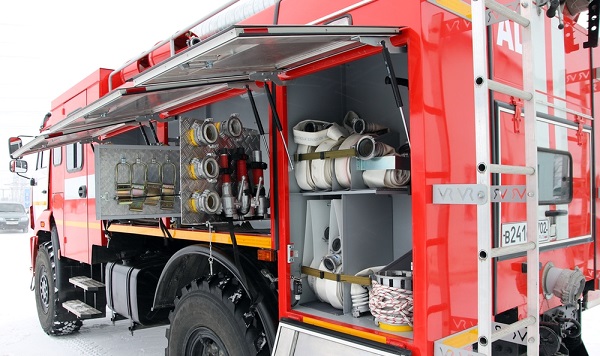 Пожарная охрана Кармановской ГРЭС получила новую технику
