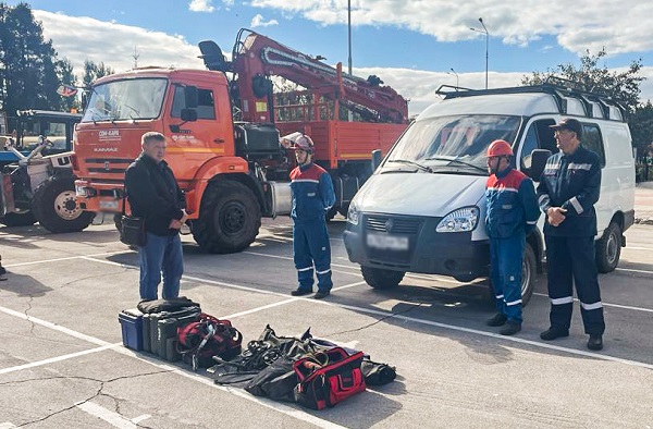Энергетики и спасатели провели совместные учения в Бердске