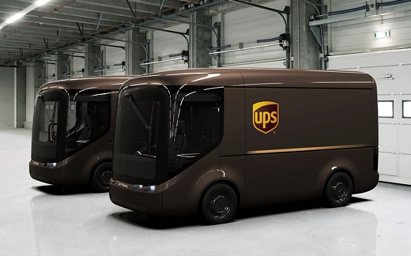 UPS создает парк электромобилей с инновационными технологиями Arrival