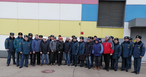 Нижегородские энергетики и спасатели провели служебно-тактическое занятие на подстанции «Стрелка»
