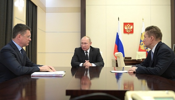 Александр Новак и Алексей Миллер доложили Президенту РФ о готовности к ОЗП и о ситуации в части взаимодействия с Украиной в сфере энергетики 