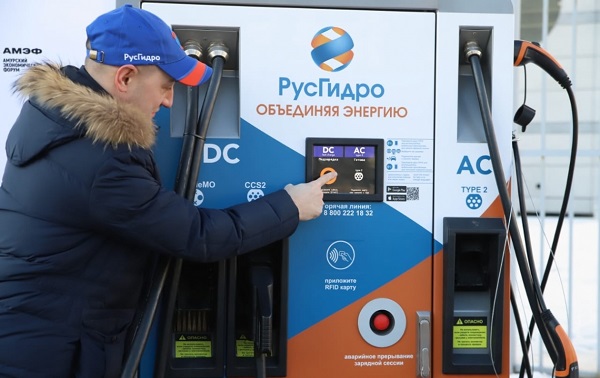В Амурской области открыли первую зарядную станцию для электромобилей
