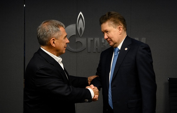 «Газпром» и Татарстан подписали программу развития газоснабжения и газификации региона