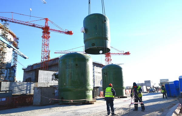 На энергоблоке №1 Курской АЭС-2 смонтирована система пассивной защиты активной зоны реактора