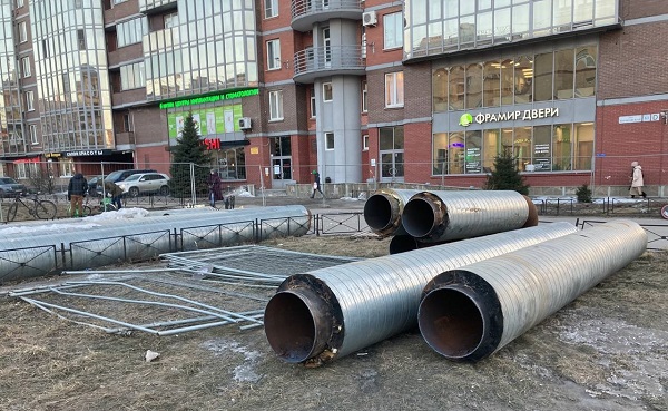 В Петербурге стартовал новый этап реконструкции теплосетей на Варшавской улице