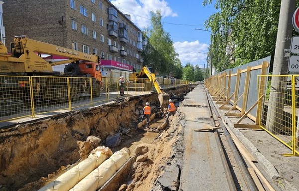 «Т Плюс» заменит около 1 км магистральной теплотрассы в центре Сыктывкара