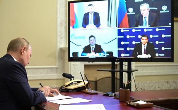 Глава «Газпрома» доложил Владимиру Путину о ходе прохождения отопительного сезона