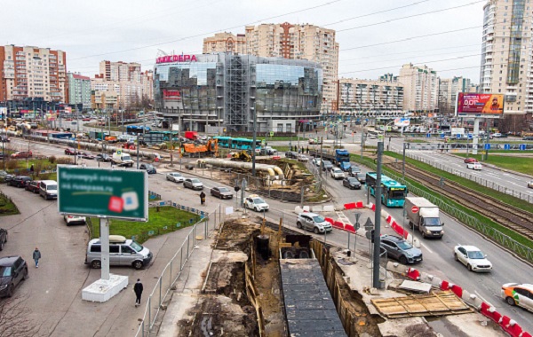 «ТЭК СПб» ведет в Петербурге работы по замене тепломагистрали на проспекте Испытателей