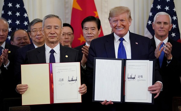 Подписание торговой сделки между США и КНР не повлекло бурной «нефтяной» реакции