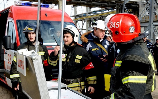 На Балаковской АЭС прошли плановые пожарно-тактические учения с участием более 100 человек