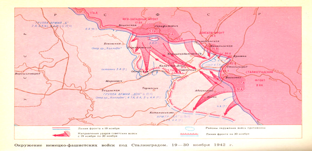 План разгрома немецко фашистских войск под Сталинградом