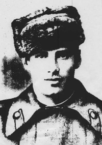 Рядовой-связист, г. Добеле, Латвия, 2-й Прибалтийский фронт (1944 г.)
